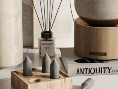 Decorative set 3D model