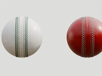 Cricket Ball 3D model