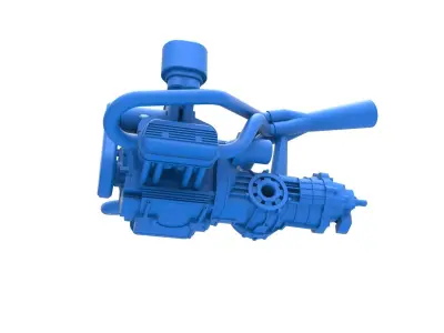 Engine for Sand Rail buggy Scale 1 to 4 3D print model