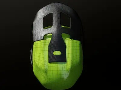 Mx Helmet  Game Asset Free 3D model