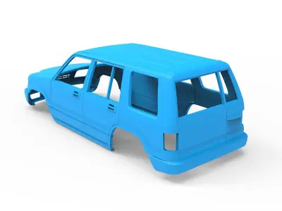 Isuzu trooper 3D Printing Model 3D print model