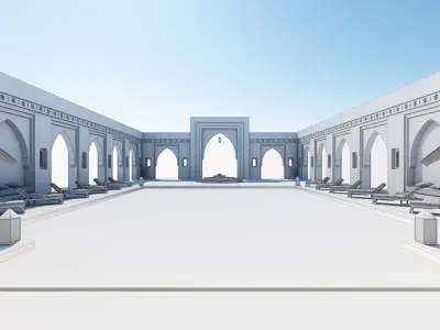 Moroccan Pool Marrakech 3D model