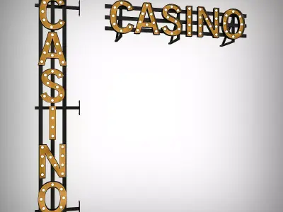 Casinor Bulb Sign 3D model