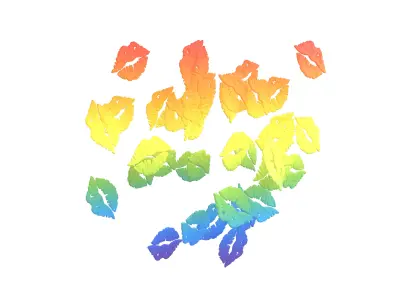 Many Kisses Mark v1 009 3D model