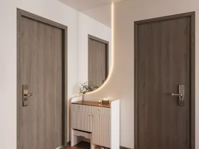 MSTrang bedroom interor 3D model