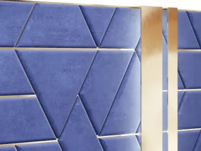 Decorative soft panel 3D model