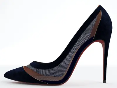 Christian Louboutin Galativi 100mm High Heel 3D model