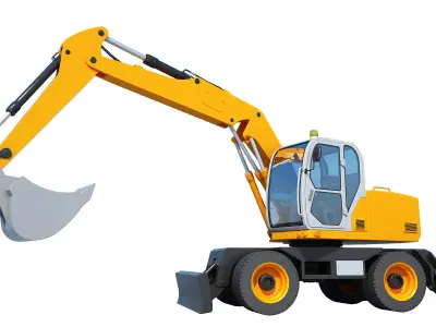 Excavator 3D model