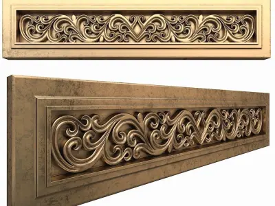 Decor ornate design 3D model
