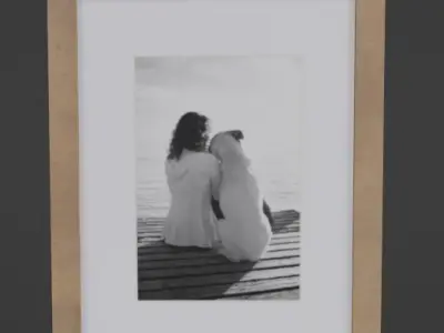 Creason Wood Gallery Wall Art Design 3D model