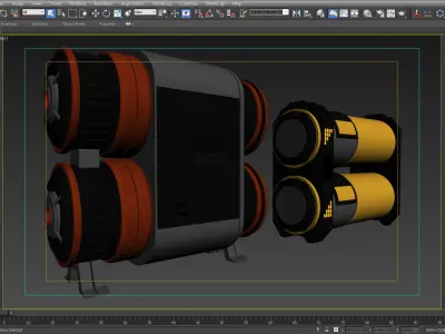 sci fi oil tanks free models Free 3D model