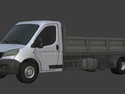 Generic Tipping - Dump - Construction Van - Truck 3D model