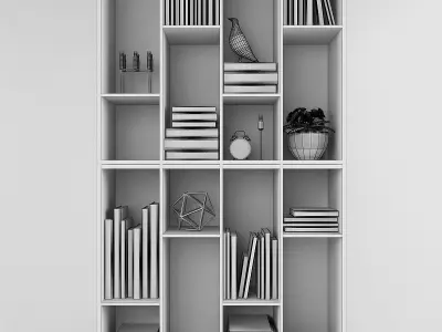 Decorative set-20 Low-poly 3D model
