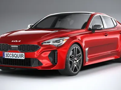 Kia Stinger GT 2022 3D model
