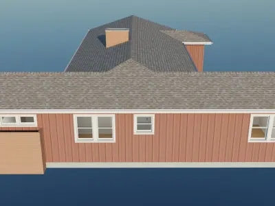 Ranch Style House 2 3D model