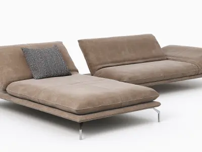 Caeser Sofa Bullfrog 3D model