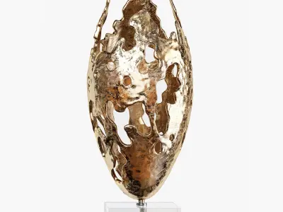 Decorative vases set 01 3D model