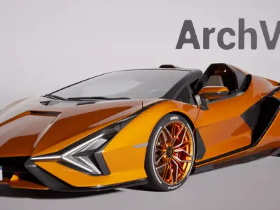 ArchViz Car Assets P03 - Unreal Engine 5 3D model