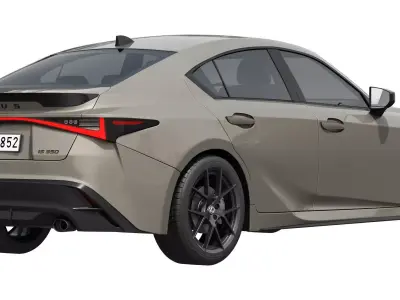 Lexus IS 350 F-sport 2026 3D model