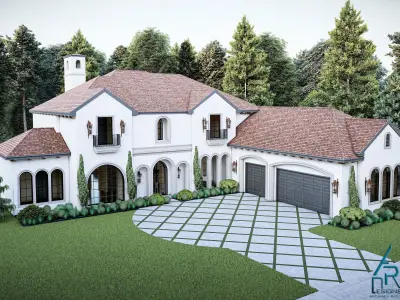 Modern Mediterranean - Stl-Dae file - 3d model Only 3D print model