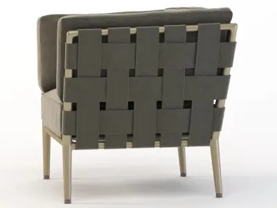 Cane Line Conic Moduler Sectional Sofa Armchair Module 3D model