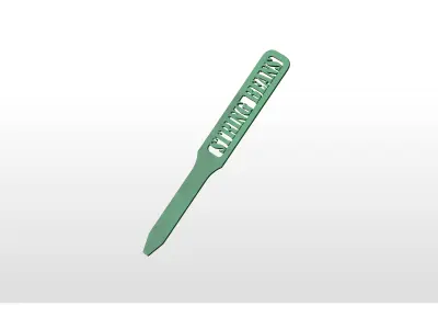 Garden Marker for String Beans 3D print model