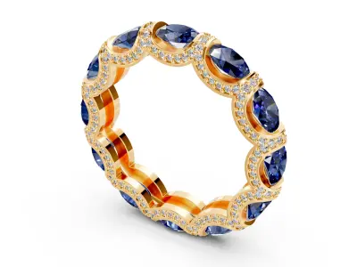 London Eye Ring 3D print model