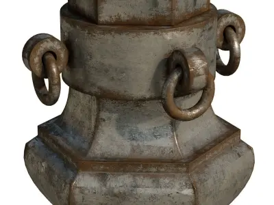 Architectural Metal Finial 263 Free 3D model