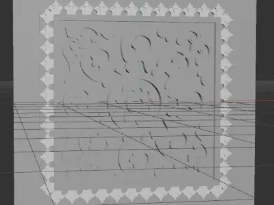 CNC MOEL 3D model