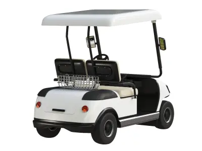ECAR LT-A2DSP 2 Seat Golf Cart 3D model