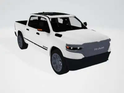 Dodge ram 1500 LIMITED  2019 3D model