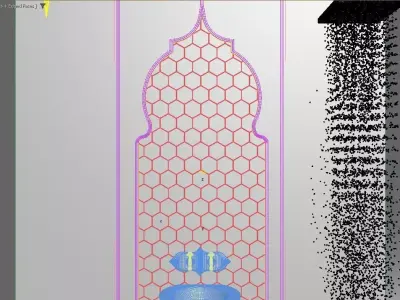 Modern Oriental Fusion- Luxury Hammam and Shower Suite 3D model