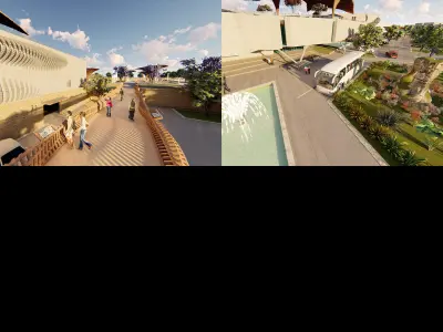 Revit Pharonic Exhibition 3D model