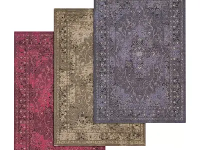 Rug Set 368 3D model