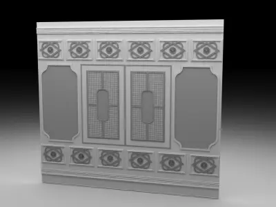 Interior Wall Panel 3D modal design 3D wall design  3D model