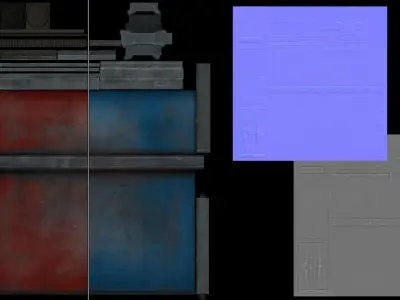 Blowtorch Tool Low-poly 3D model