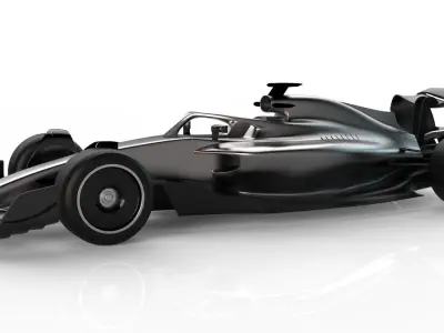 F1 2022 model Low-poly 3D model