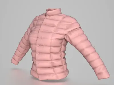 WINTER JACKET WOMAN 3D model