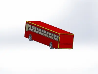  town bus  3D print model