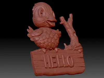 Hello 3D print model