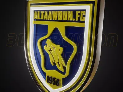 Al Taawoun logo - Cinematic - 3D print 3D model