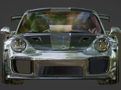 porsche gt2rs 3D model