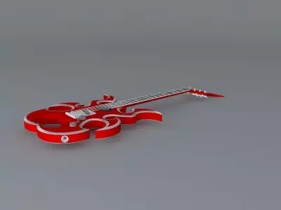 The Scorpion guitar Free 3D model