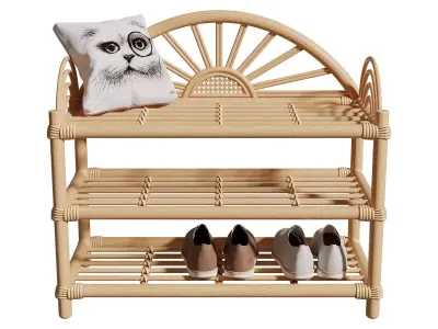 Joy Sunrise Shoes And Storage Rack 3D model