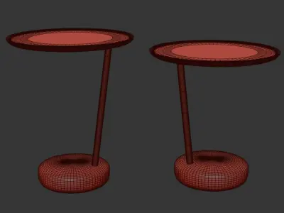 Lupino side table  By Bonaldo 3D model
