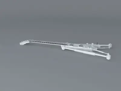 Industrial strength guitar Free 3D model