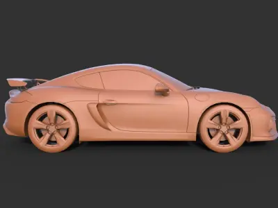 Porsche Cayman GT4 2015 3D print model