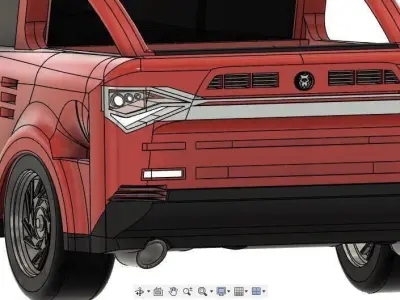 SS Pick Up Vehicle 3D model