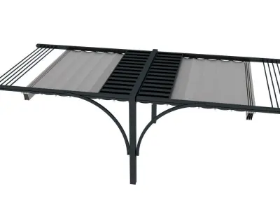 Motorized Pergola 7a 3D model