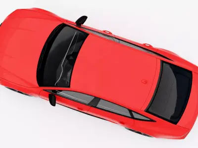 Audi RS7 Sportback 2020 Low-poly 3D model